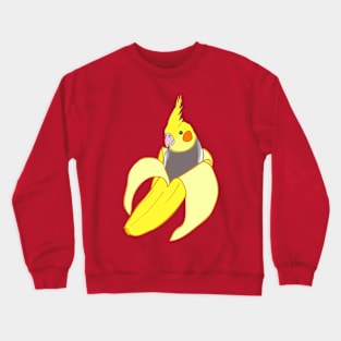 banana cockatiel ((( bamboozled ))) Crewneck Sweatshirt